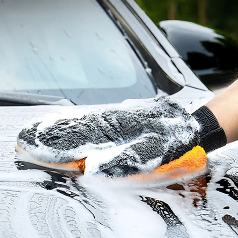 Microfiber Car Washing Mitt Ultra Absorbent Cleaning Gloves